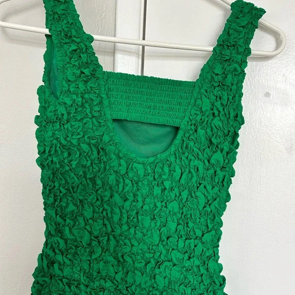 Xxs/Xs Anthropologie green dress - Picture 4 of 7